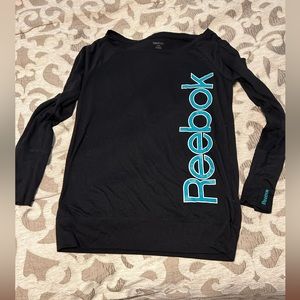 Reebok long sleeved back cut out t